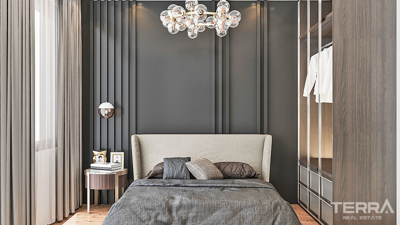 High-End Apartments in Alanya Oba with Rich Complex Features - 61446