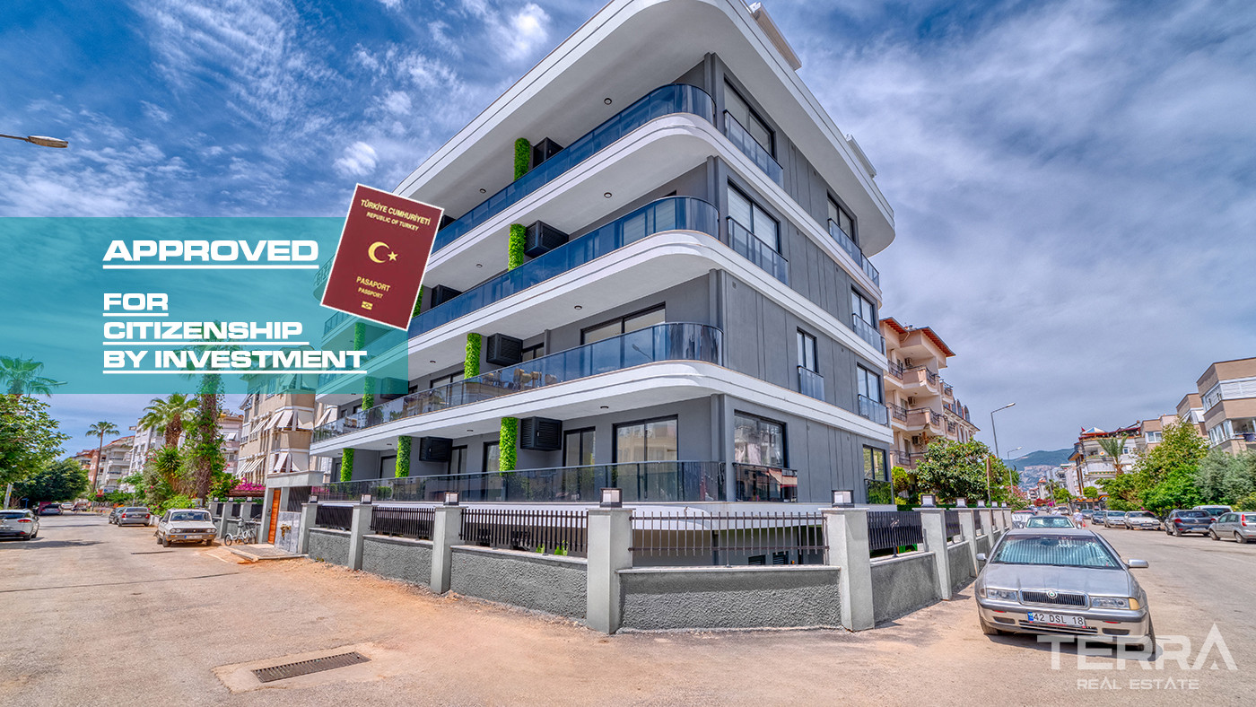Luxury Apartments in a Modern Complex with Activities in Alanya, Oba