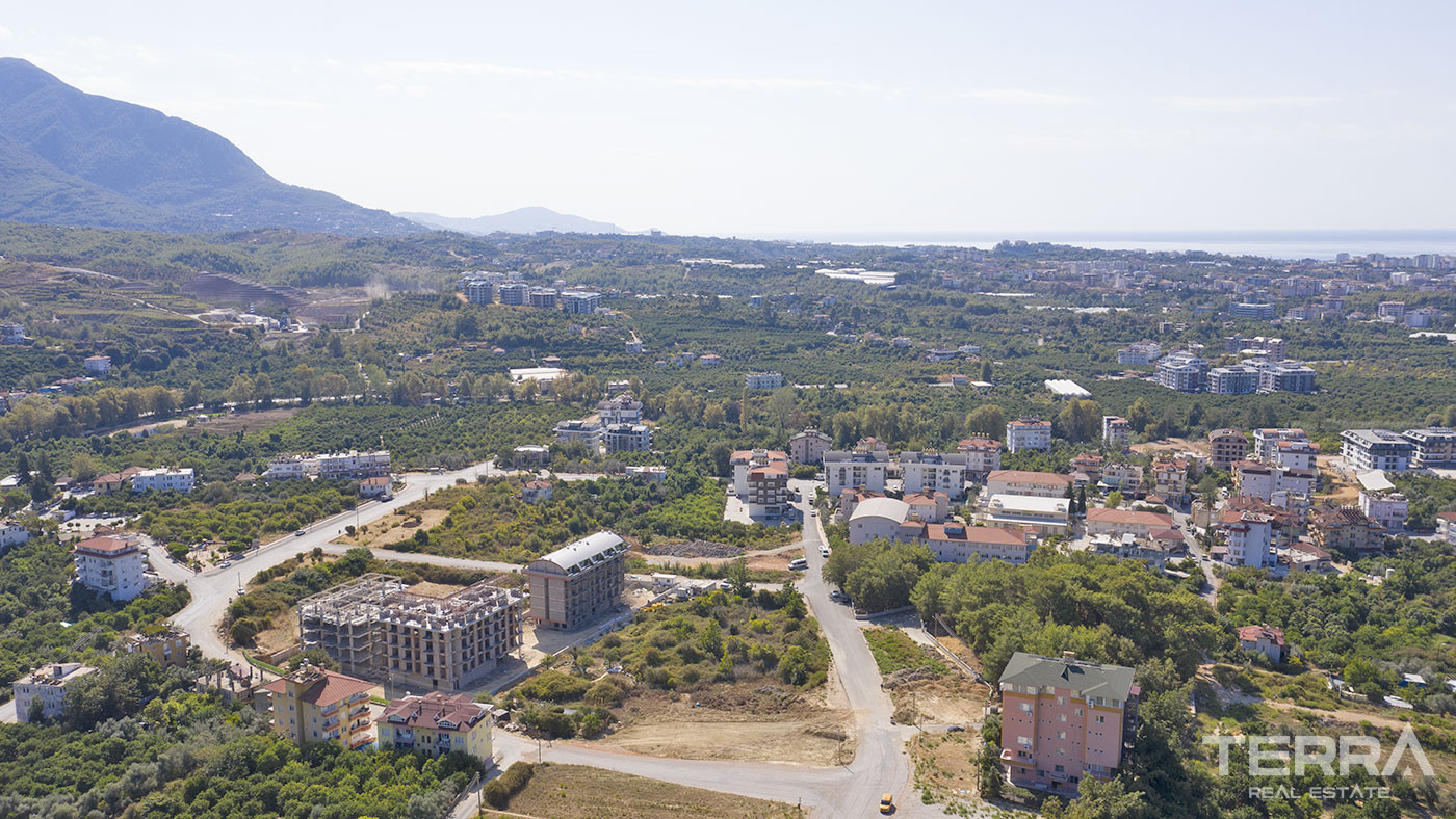 Well-Sized Luxury Apartments in Peaceful Area in Alanya Oba - 61873