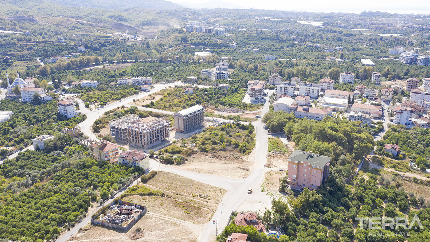 Well-Sized Luxury Apartments in Peaceful Area in Alanya Oba - 61877