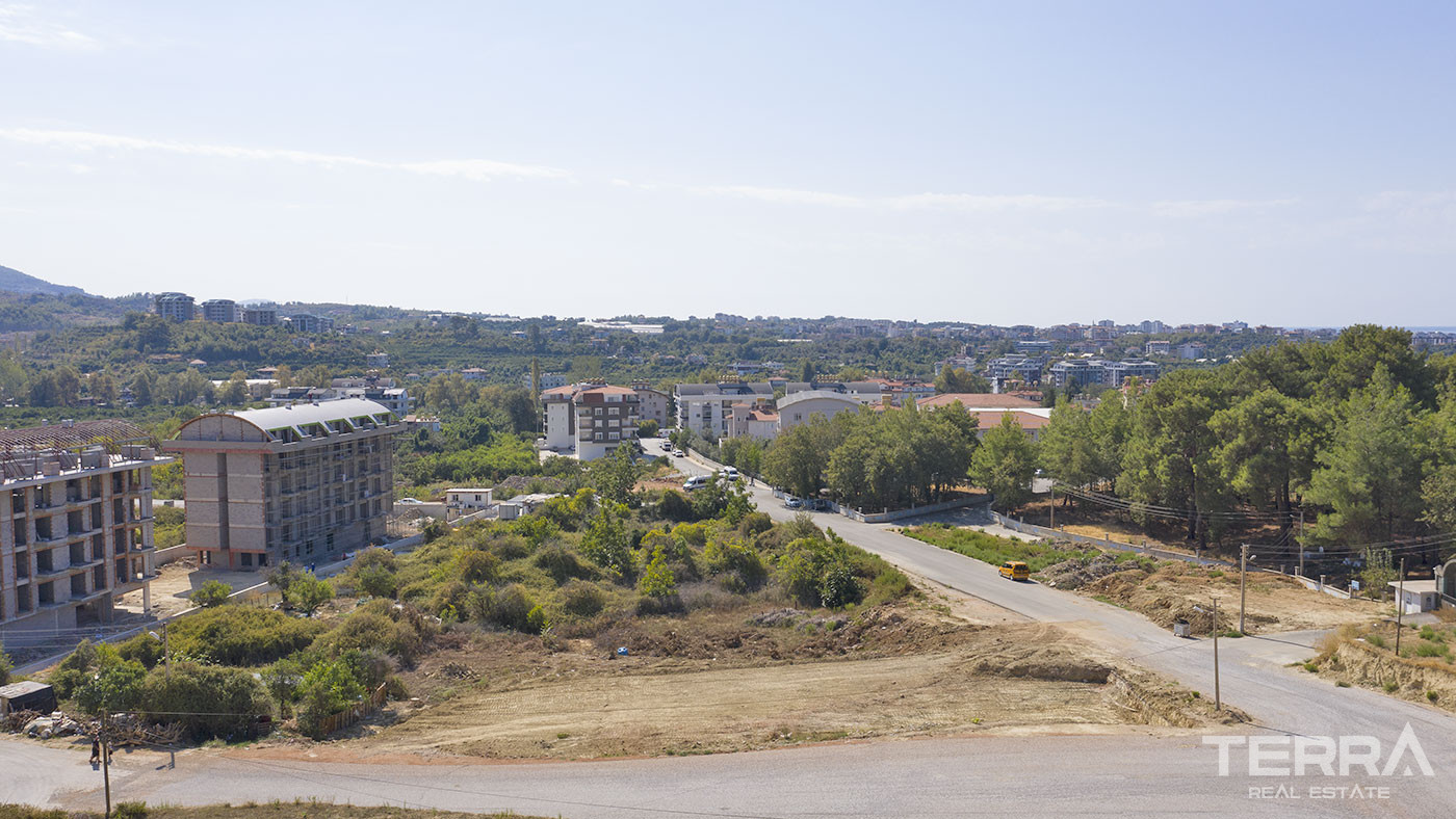 Well-Sized Luxury Apartments in Peaceful Area in Alanya Oba - 61878