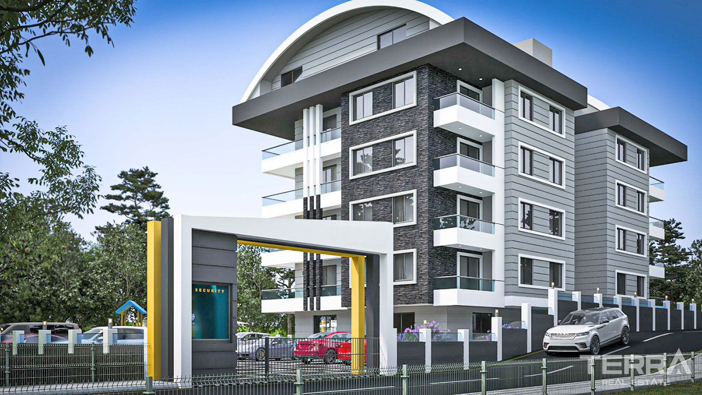 Well-Sized Luxury Apartments in Peaceful Area in Alanya Oba - 61887