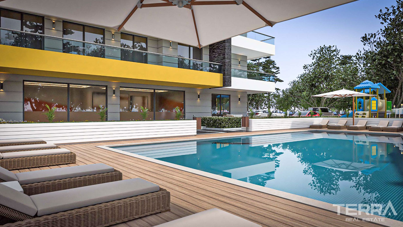 Well-Sized Luxury Apartments in Peaceful Area in Alanya Oba - 61889