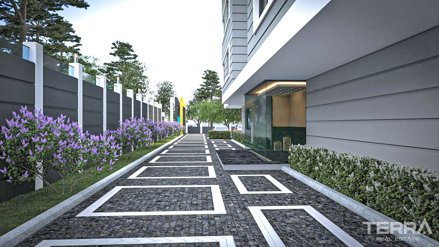 Well-Sized Luxury Apartments in Peaceful Area in Alanya Oba - 61890