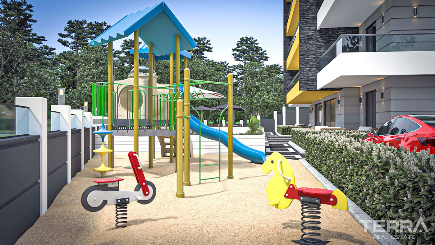 Well-Sized Luxury Apartments in Peaceful Area in Alanya Oba - 61891