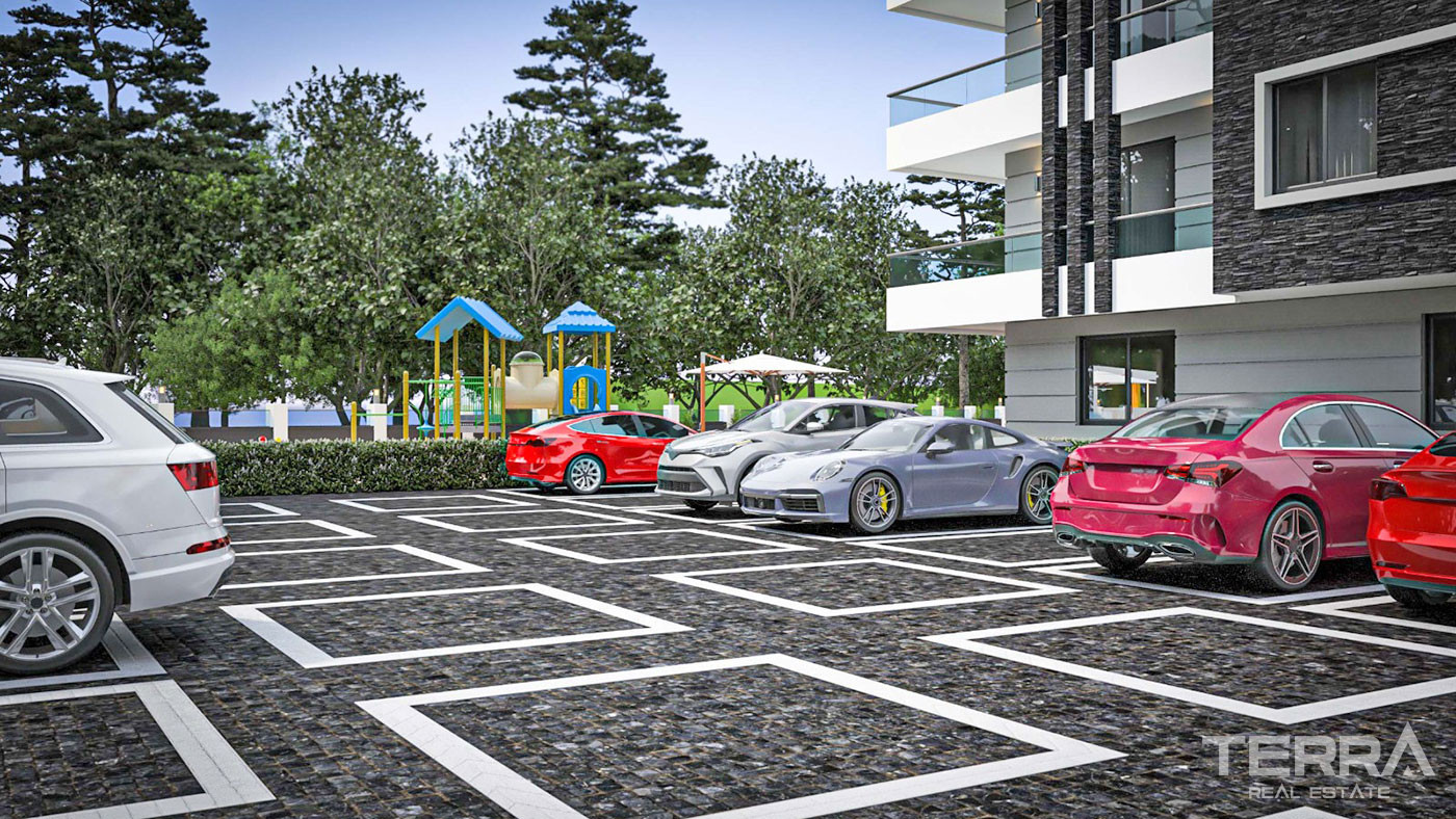 Well-Sized Luxury Apartments in Peaceful Area in Alanya Oba - 61892