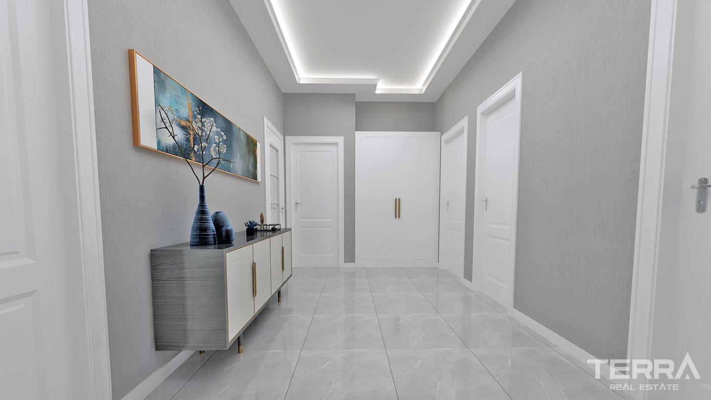Well-Sized Luxury Apartments in Peaceful Area in Alanya Oba - 61898