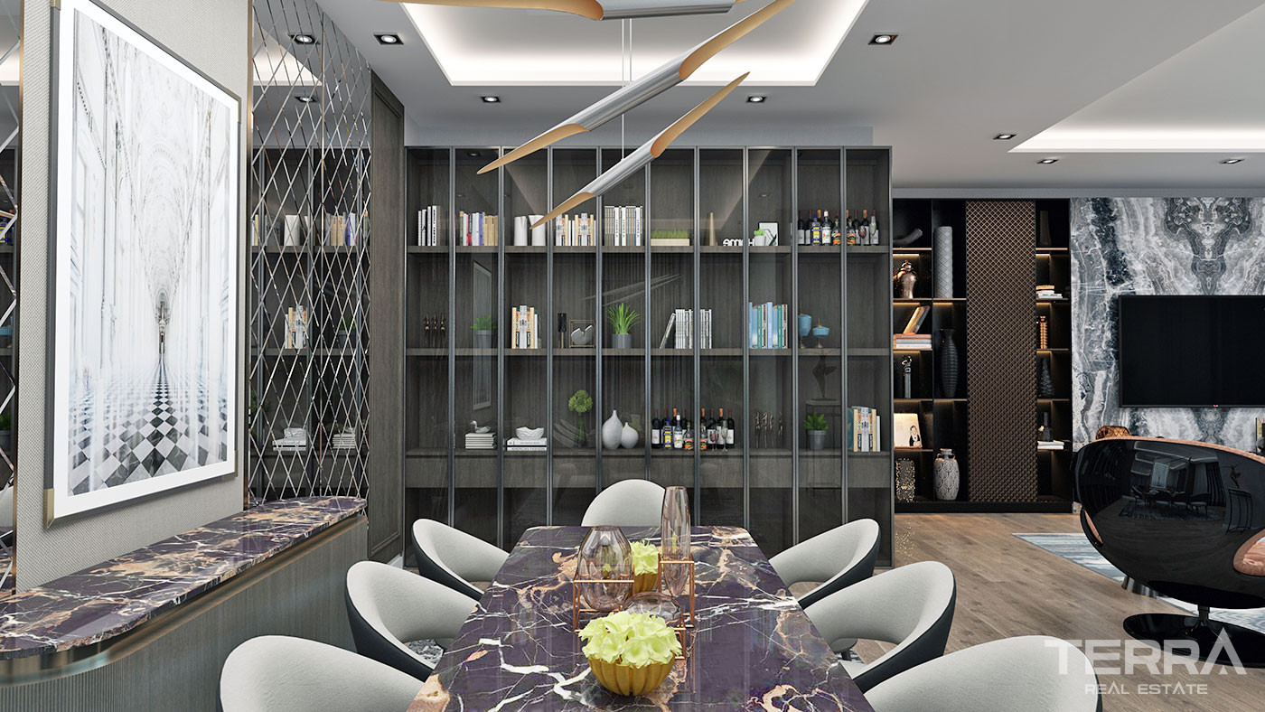 Well-Sized Luxury Apartments in Peaceful Area in Alanya Oba - 61910