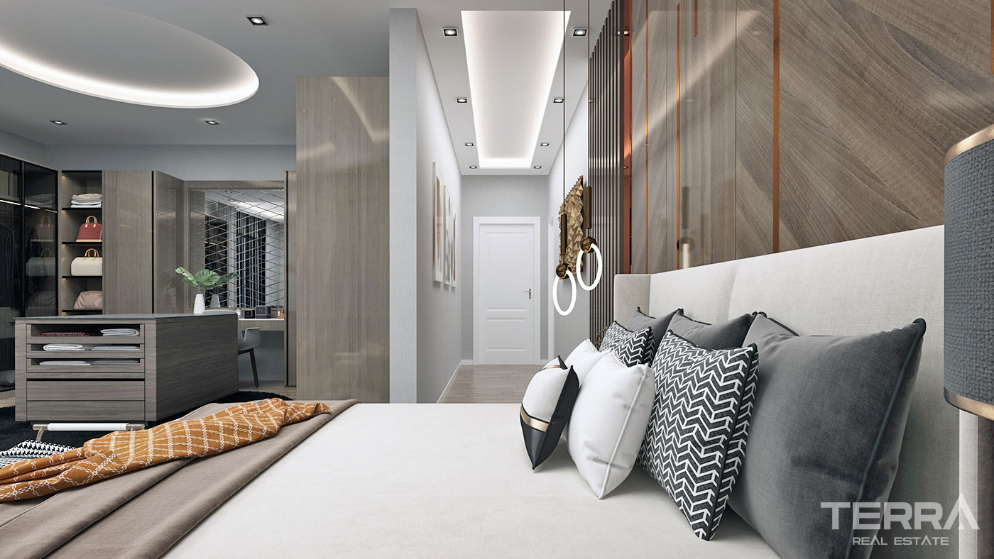 Well-Sized Luxury Apartments in Peaceful Area in Alanya Oba - 61919