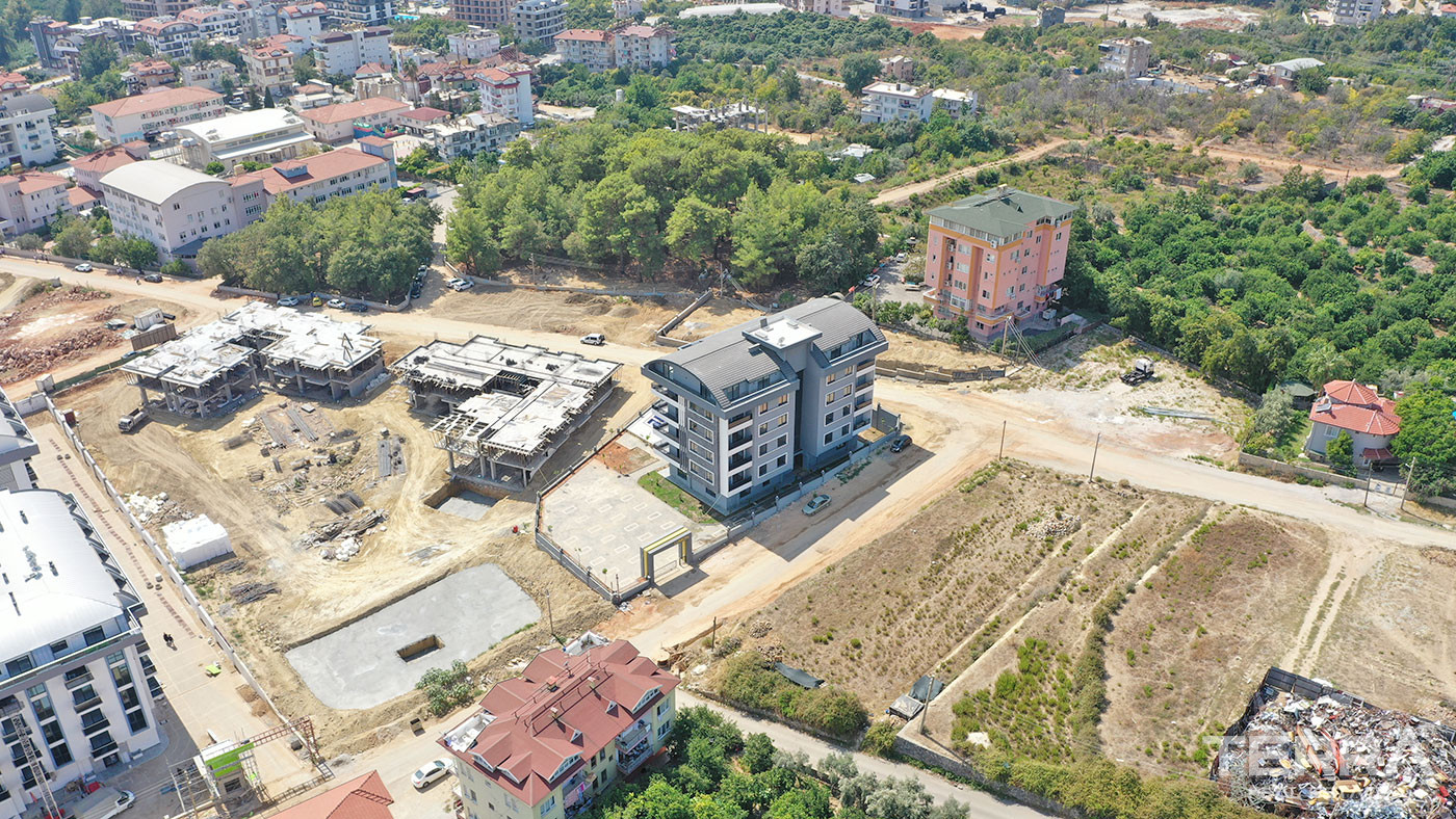 Well-Sized Luxury Apartments in Peaceful Area in Alanya Oba - 72981