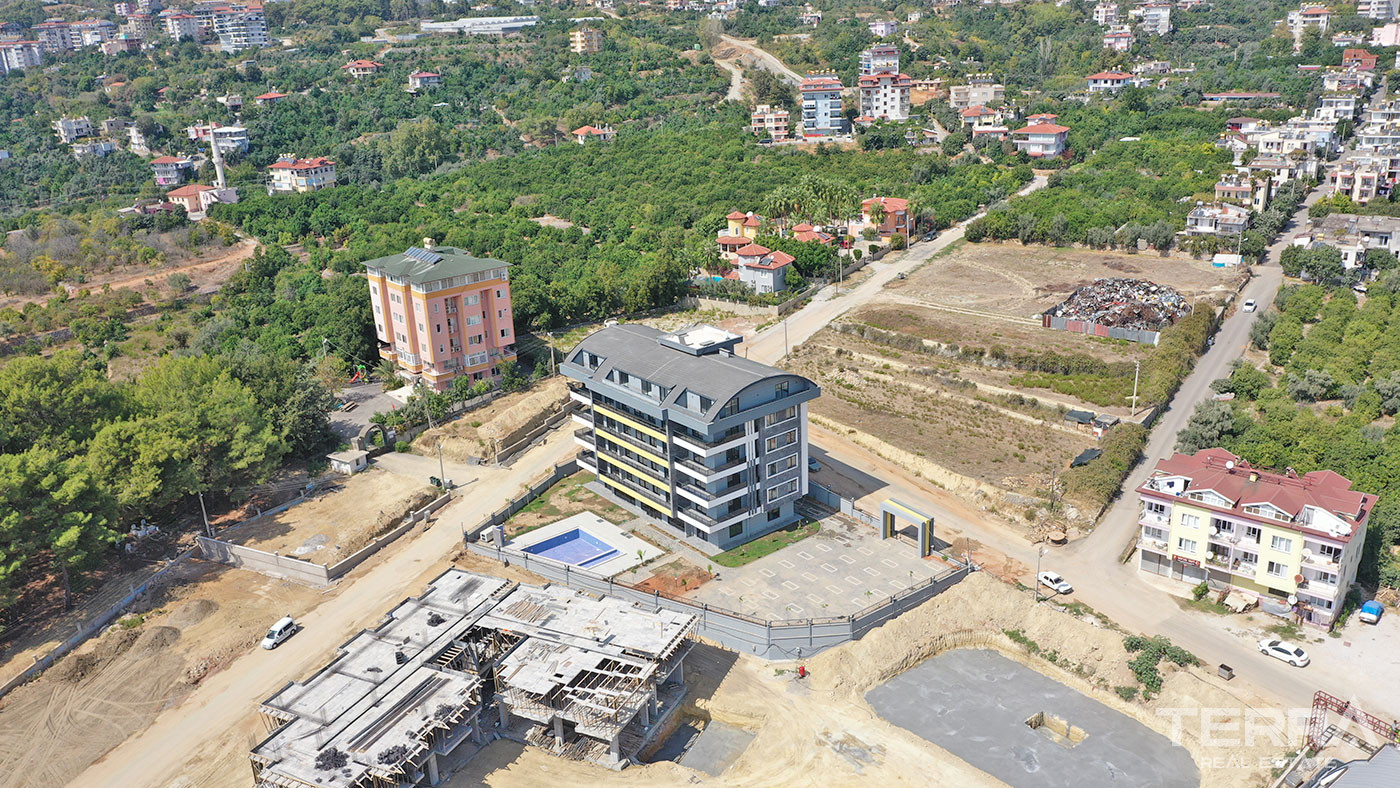 Well-Sized Luxury Apartments in Peaceful Area in Alanya Oba - 72982