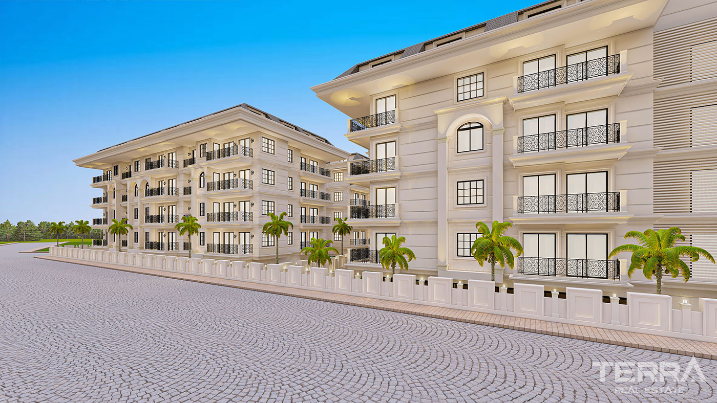 Apartamenty w centrum Alanyi w pobliżu plaży Kleopatry i Damlaş - 62090