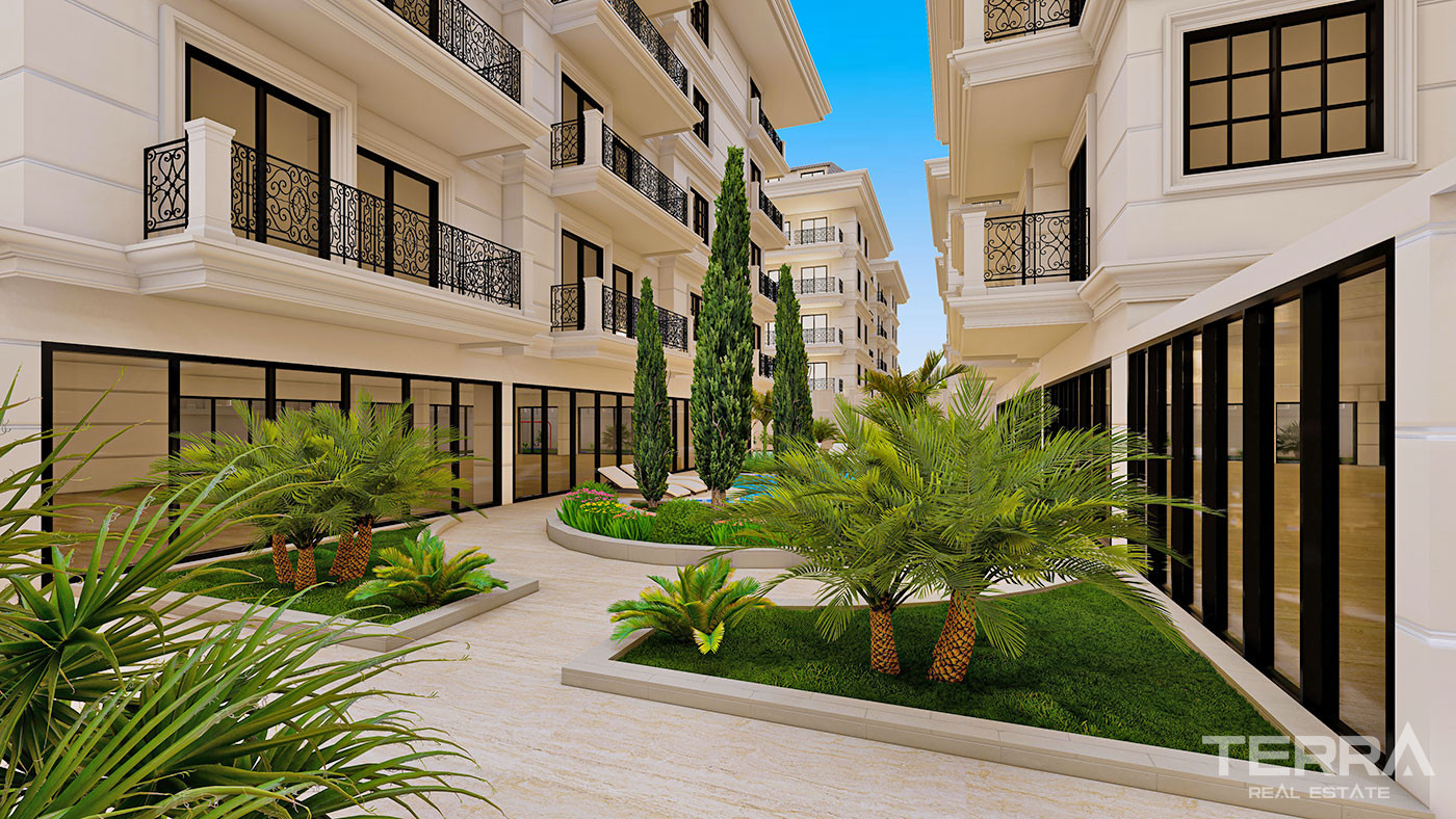 Apartamenty w centrum Alanyi w pobliżu plaży Kleopatry i Damlaş - 62092