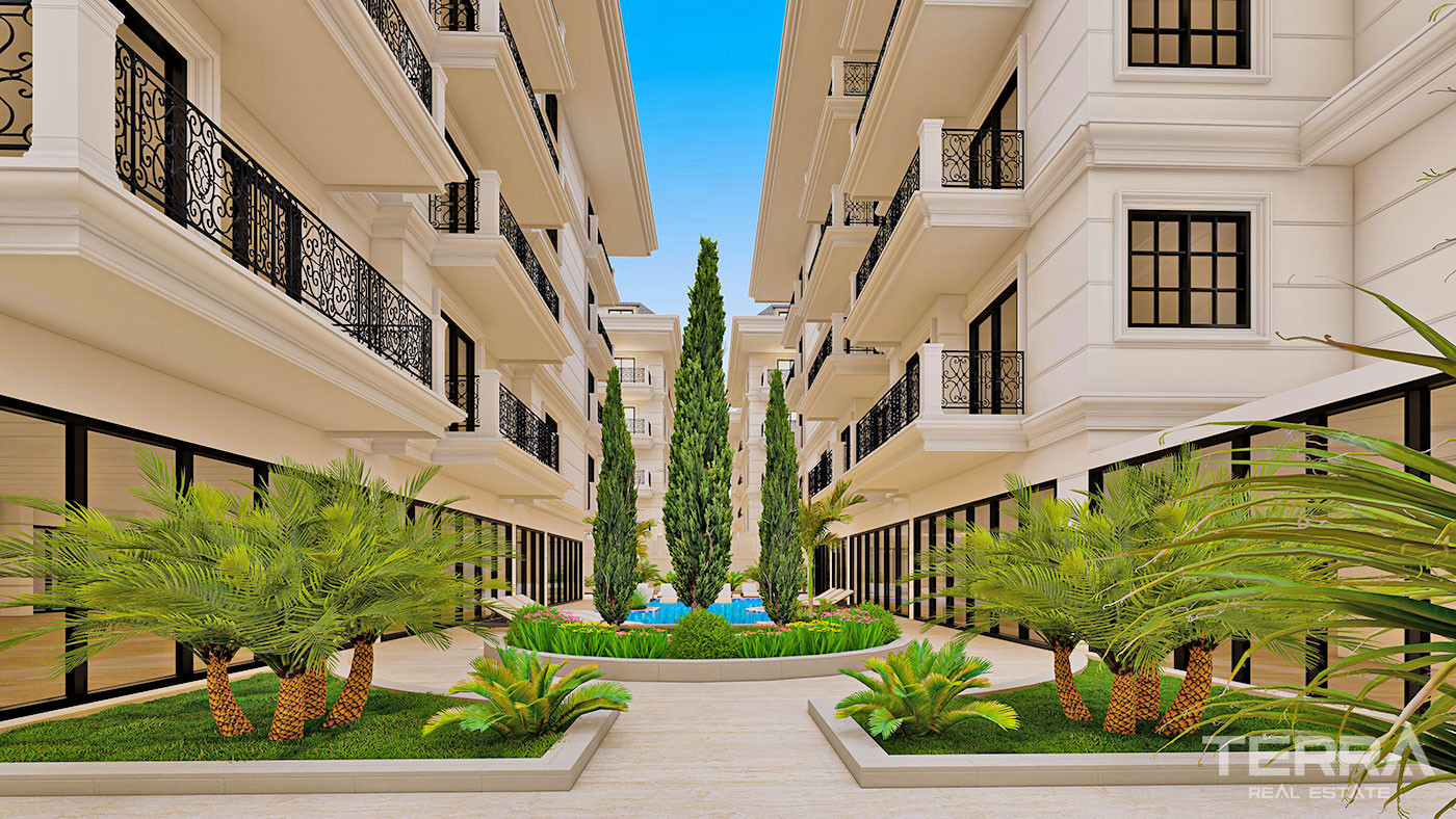 Apartamenty w centrum Alanyi w pobliżu plaży Kleopatry i Damlaş - 62094
