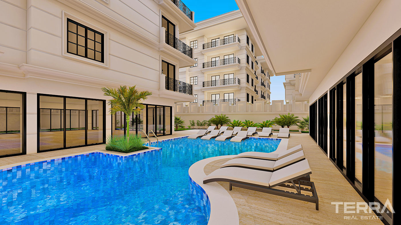 Apartamenty w centrum Alanyi w pobliżu plaży Kleopatry i Damlaş - 62095