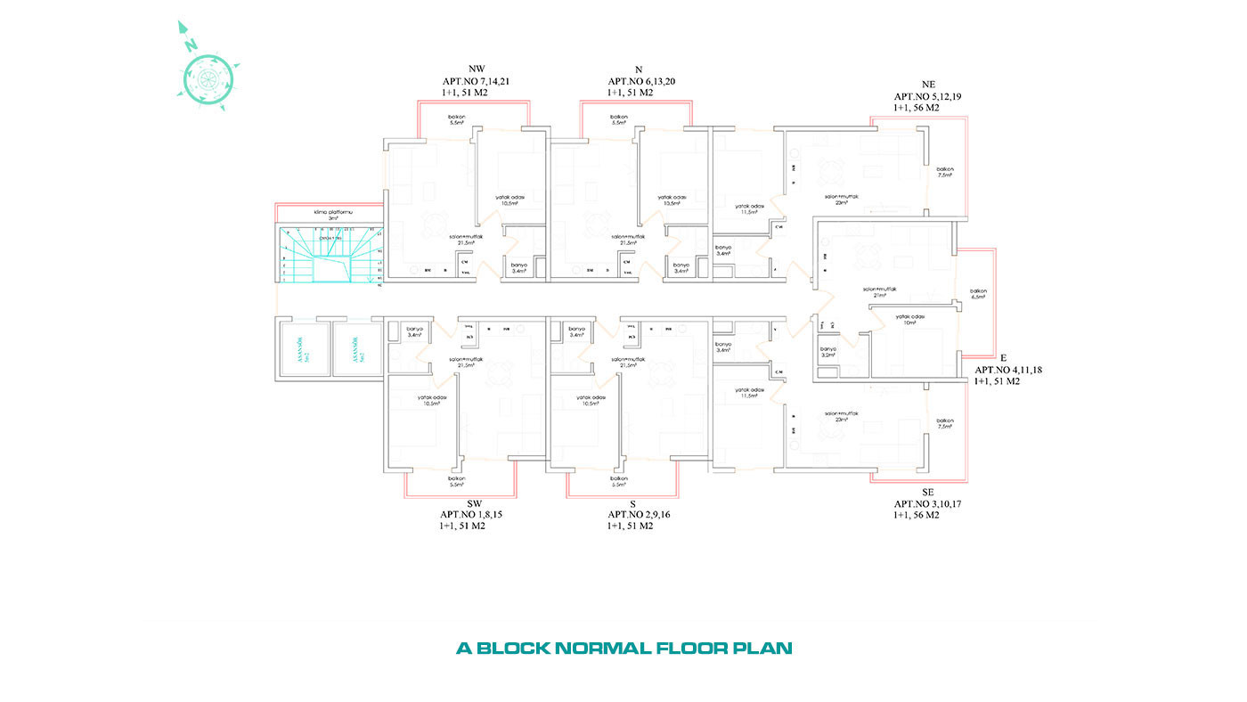 Apartamenty w centrum Alanyi w pobliżu plaży Kleopatry i Damlaş - 62098
