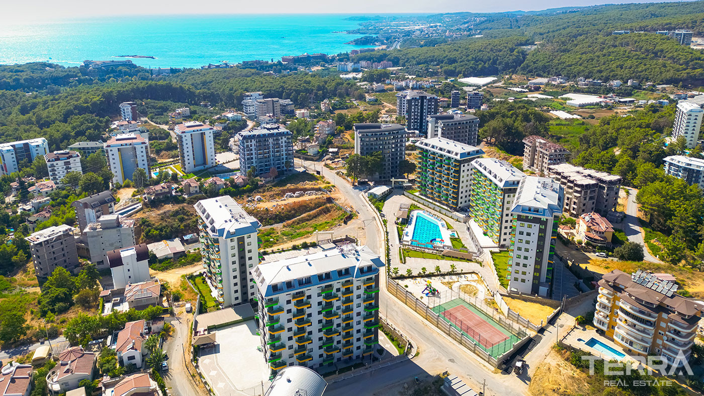 Appartements de Vacances Avec Piscines & Hammam à Vendre à Alanya - 113332