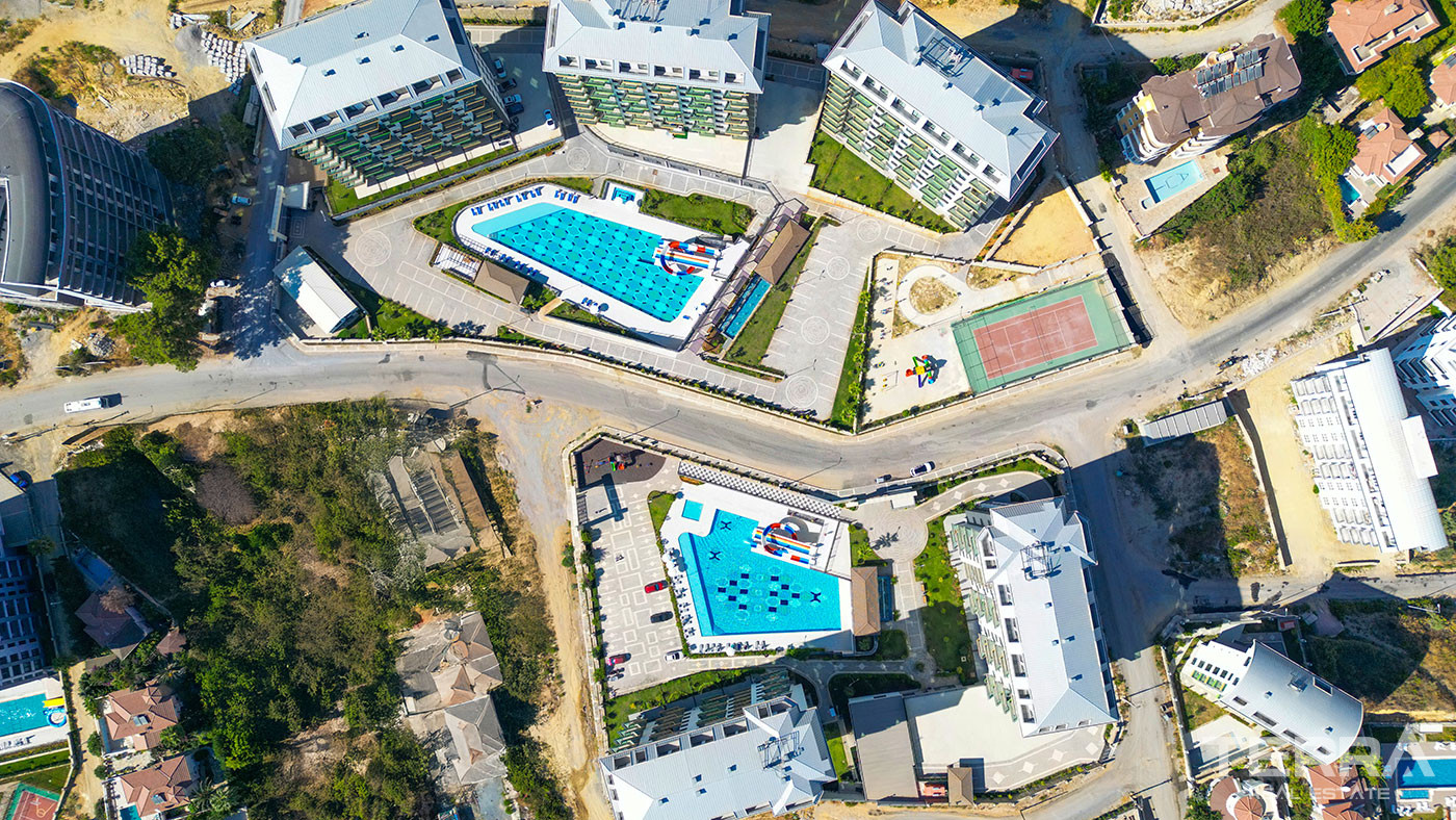 Appartements de Vacances Avec Piscines & Hammam à Vendre à Alanya - 113334