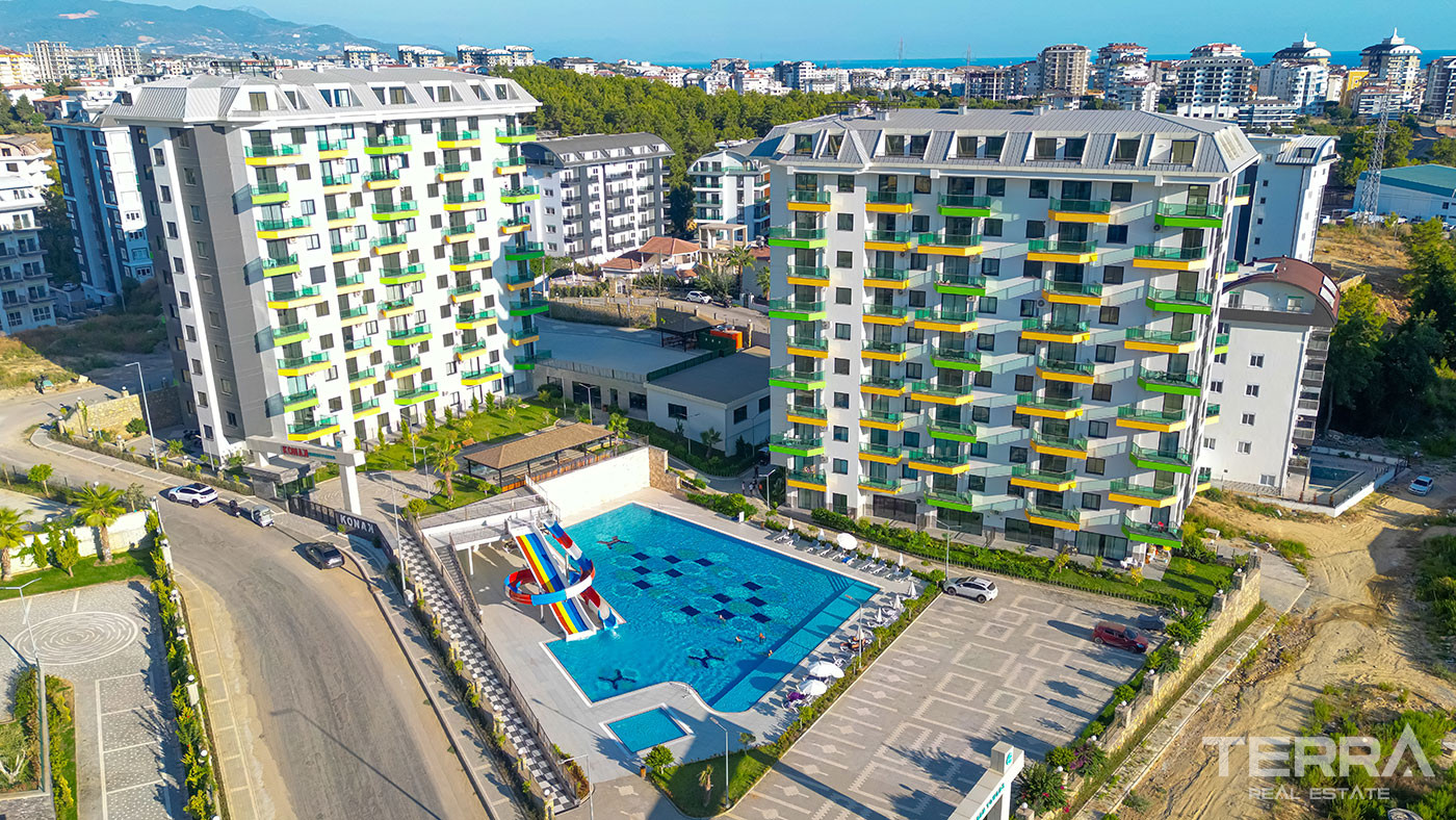 Appartements de Vacances Avec Piscines & Hammam à Vendre à Alanya - 113335
