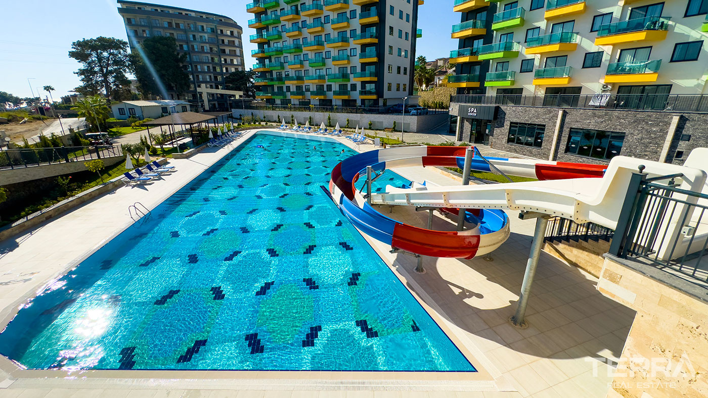 Appartements de Vacances Avec Piscines & Hammam à Vendre à Alanya - 113336