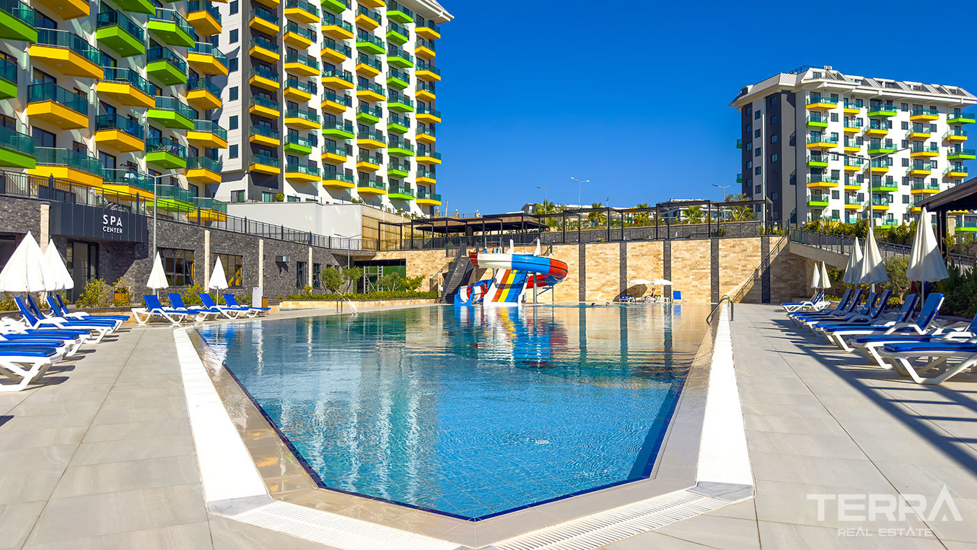 Appartements de Vacances Avec Piscines & Hammam à Vendre à Alanya - 113337