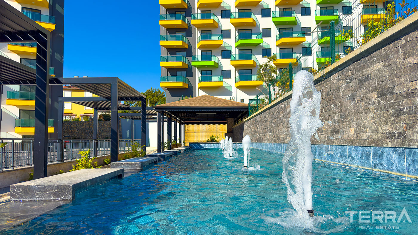 Appartements de Vacances Avec Piscines & Hammam à Vendre à Alanya - 113338