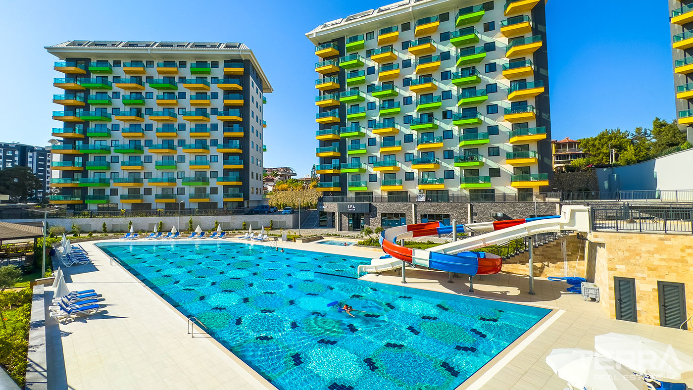 Appartements de Vacances Avec Piscines & Hammam à Vendre à Alanya - 113339