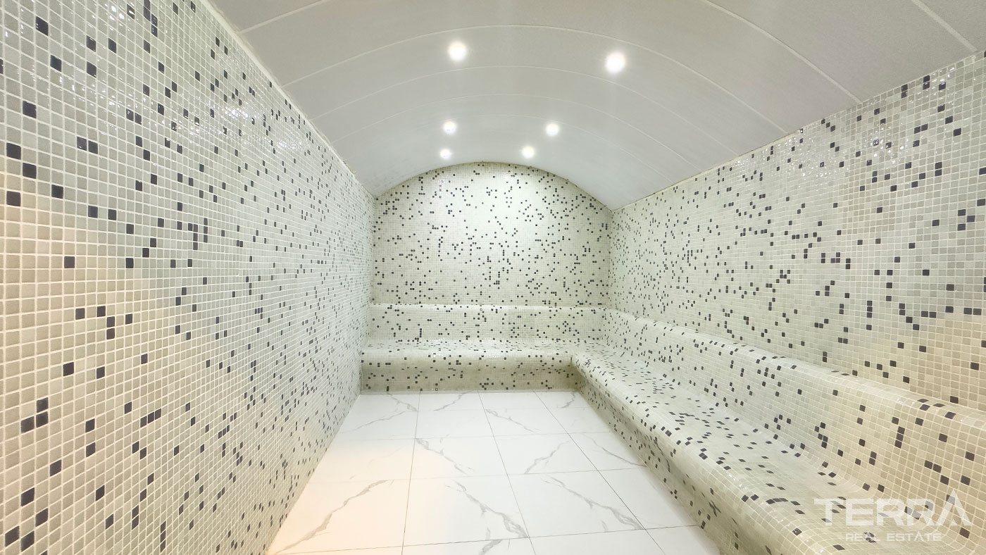 Appartements de Vacances Avec Piscines & Hammam à Vendre à Alanya - 113343