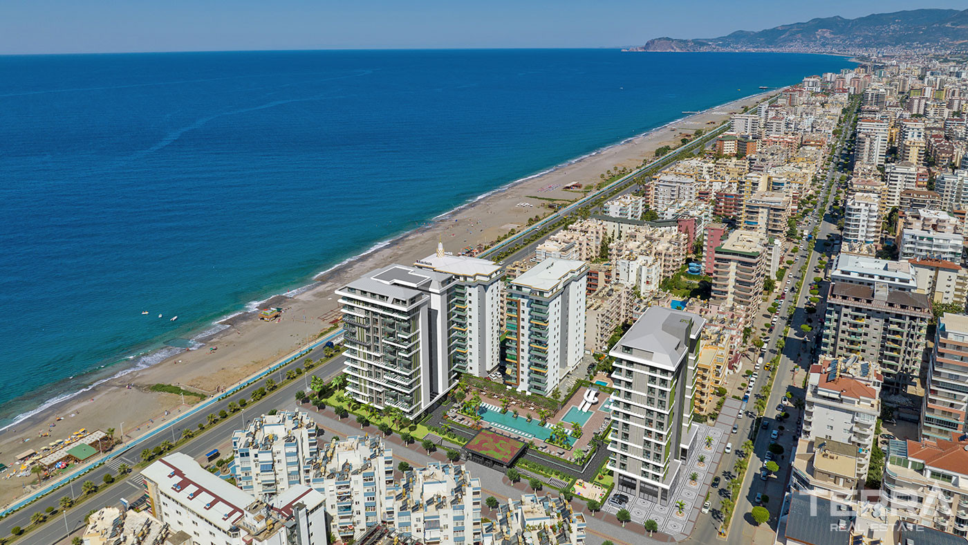 Alanya, Mahmutlar'da Deniz Manzaralı Satılık Lüks Daireler - 126755
