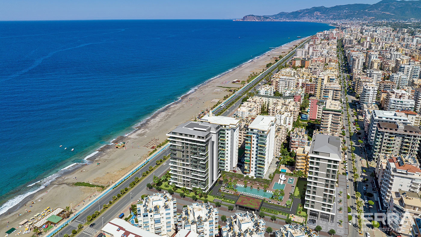 Alanya, Mahmutlar'da Deniz Manzaralı Satılık Lüks Daireler - 126756