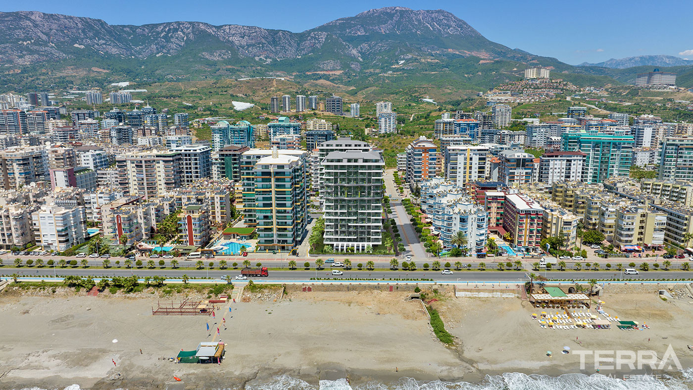 Alanya, Mahmutlar'da Deniz Manzaralı Satılık Lüks Daireler - 126763