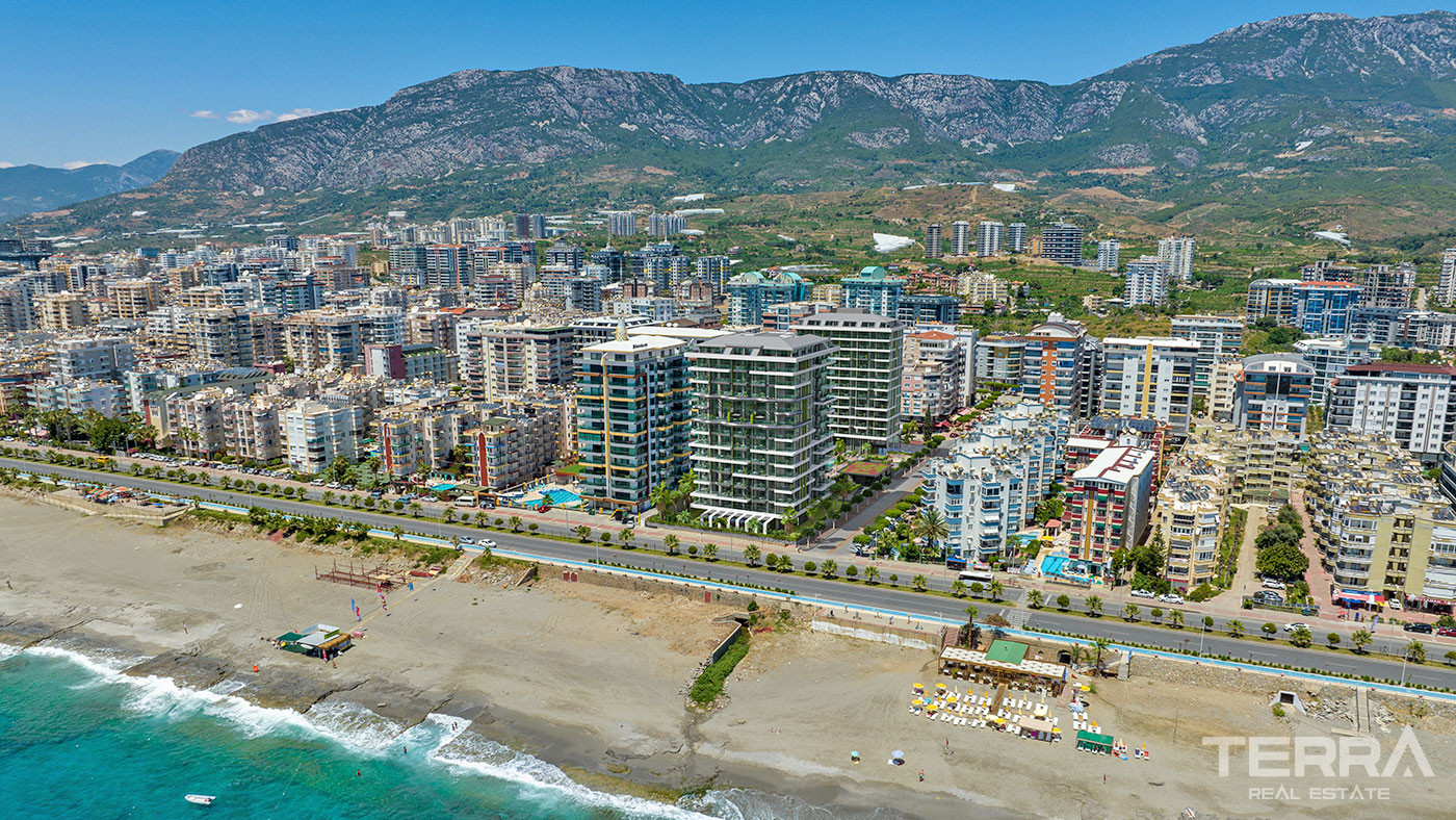 Alanya, Mahmutlar'da Deniz Manzaralı Satılık Lüks Daireler - 126764