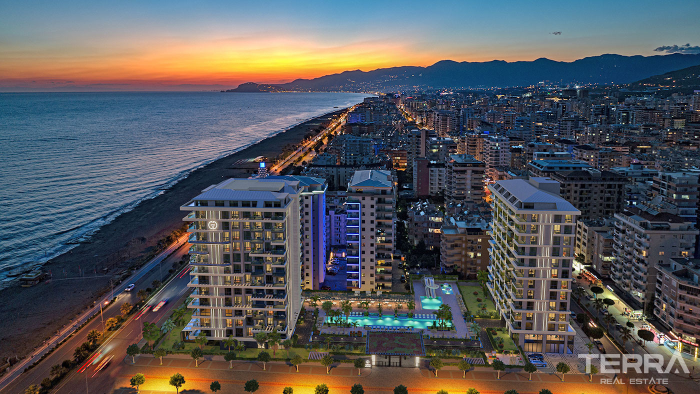 Alanya, Mahmutlar'da Deniz Manzaralı Satılık Lüks Daireler - 126765