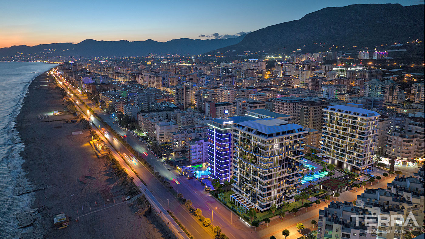 Alanya, Mahmutlar'da Deniz Manzaralı Satılık Lüks Daireler - 126767
