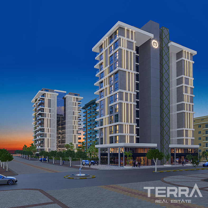 Alanya, Mahmutlar'da Deniz Manzaralı Satılık Lüks Daireler - 126770