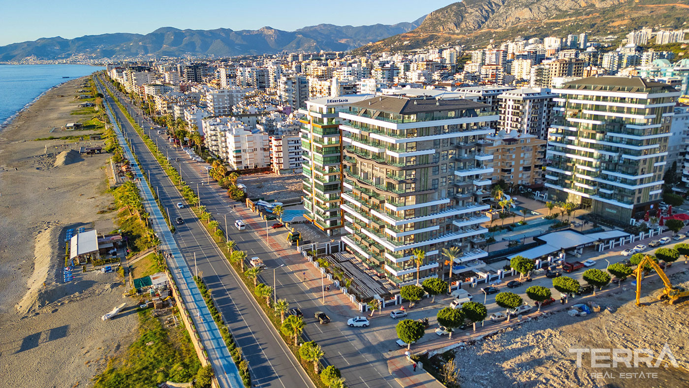 Alanya, Mahmutlar'da Deniz Manzaralı Satılık Lüks Daireler - 126810