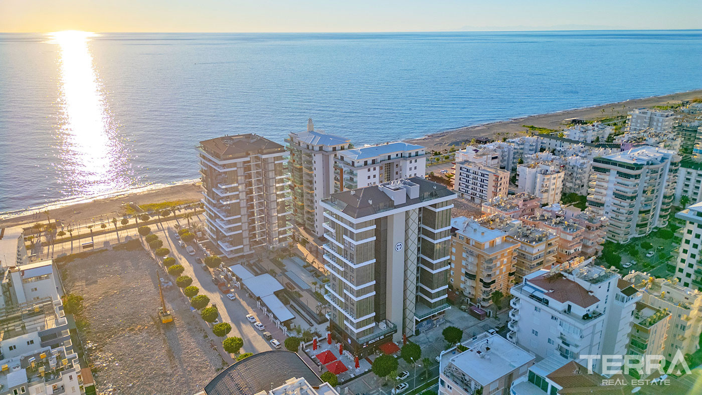 Alanya, Mahmutlar'da Deniz Manzaralı Satılık Lüks Daireler - 126813