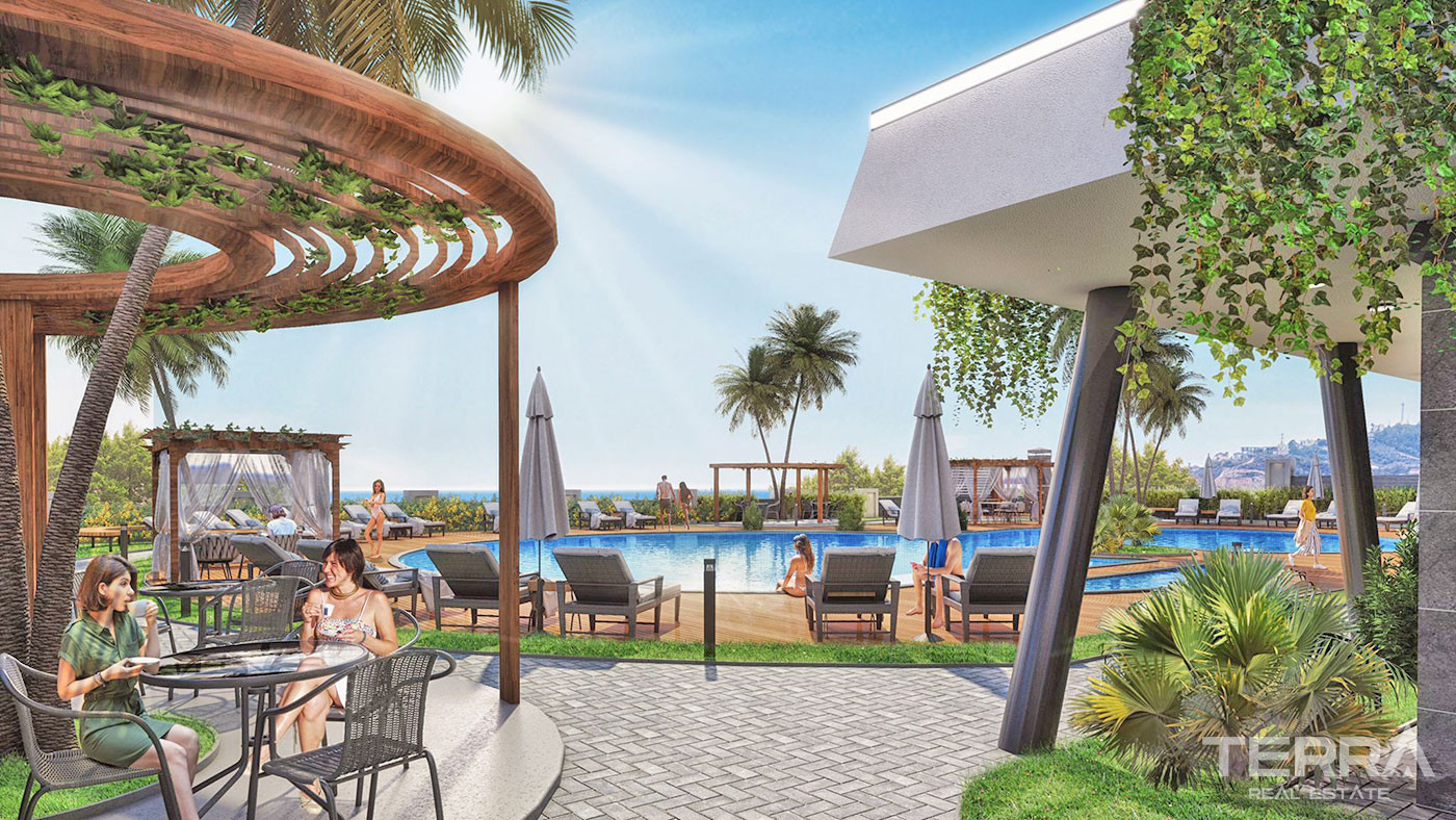 Sea View Apartments with Luxury Amenities in Alanya Demirtaş - 62601