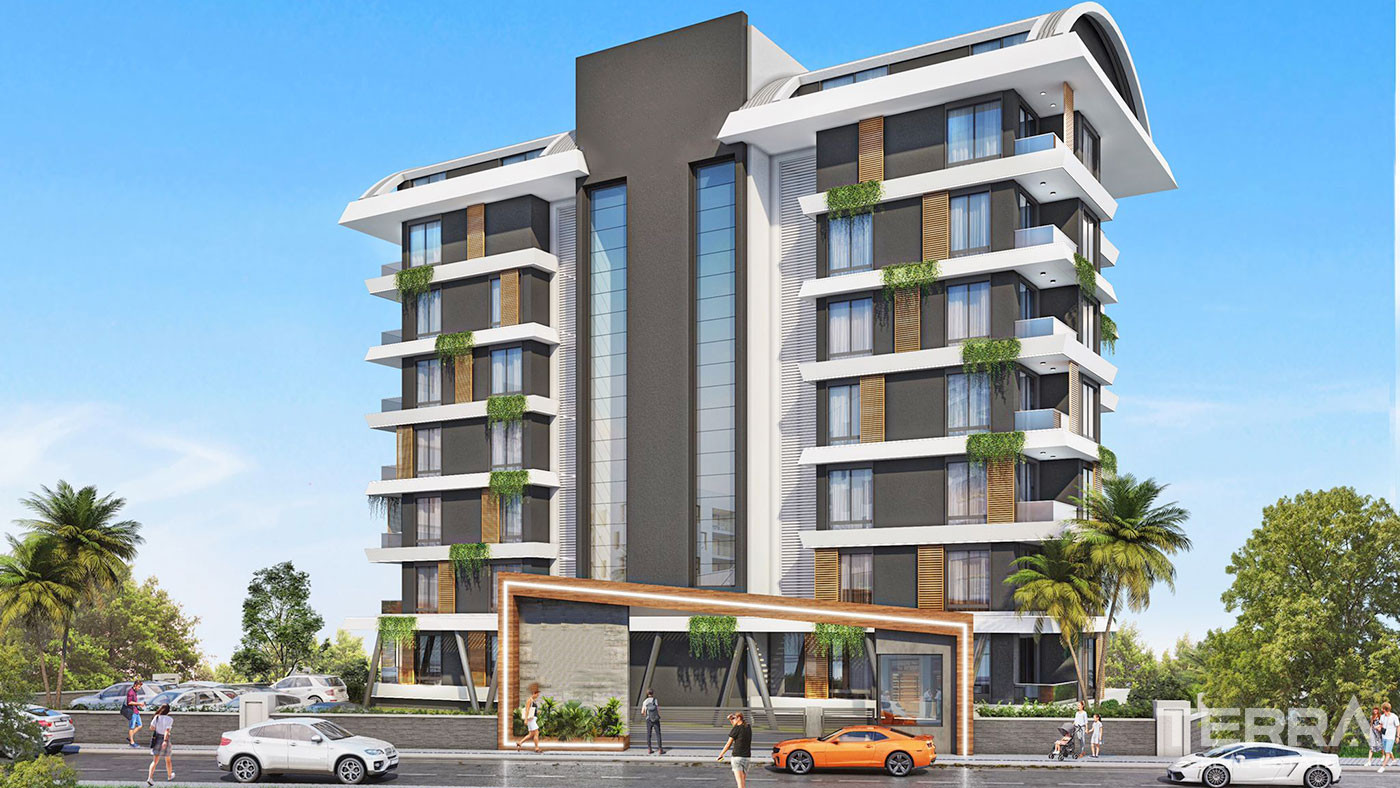 Sea View Apartments with Luxury Amenities in Alanya Demirtaş - 62605