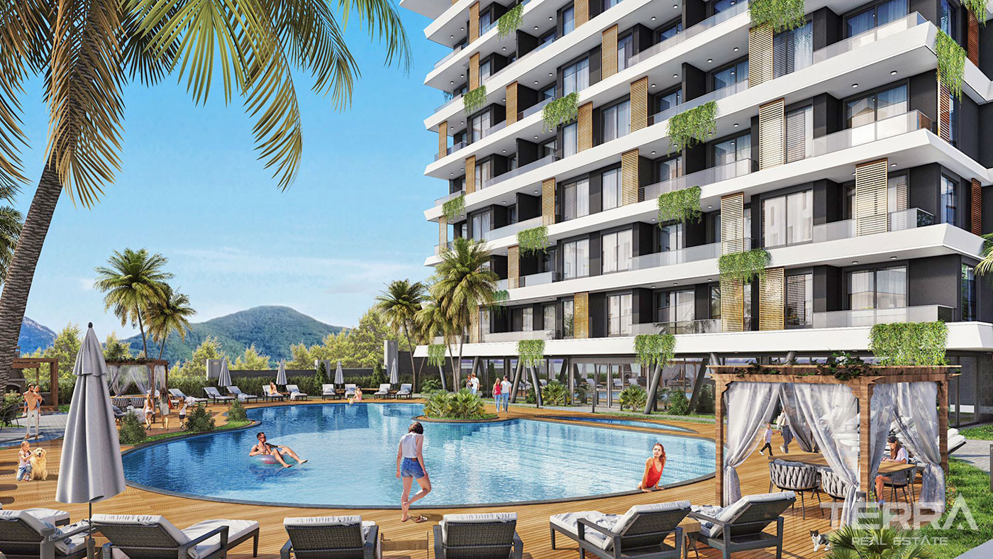 Sea View Apartments with Luxury Amenities in Alanya Demirtaş - 62608