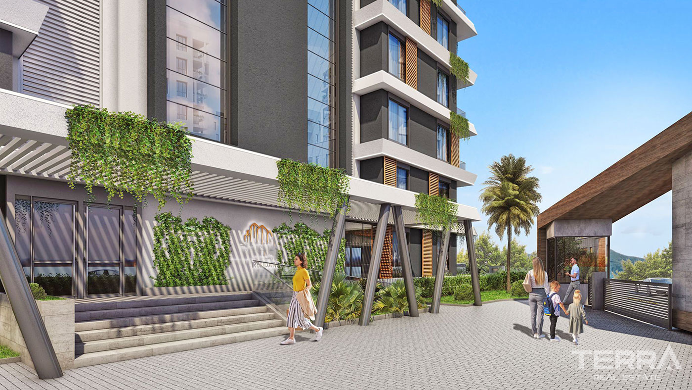 Sea View Apartments with Luxury Amenities in Alanya Demirtaş - 62610