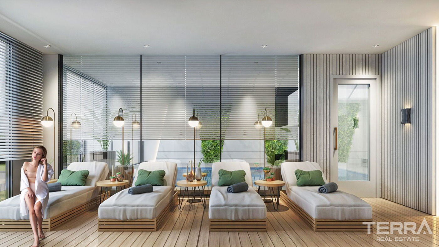 Sea View Apartments with Luxury Amenities in Alanya Demirtaş - 62614