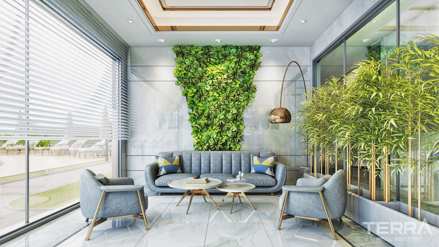 Sea View Apartments with Luxury Amenities in Alanya Demirtaş - 62622