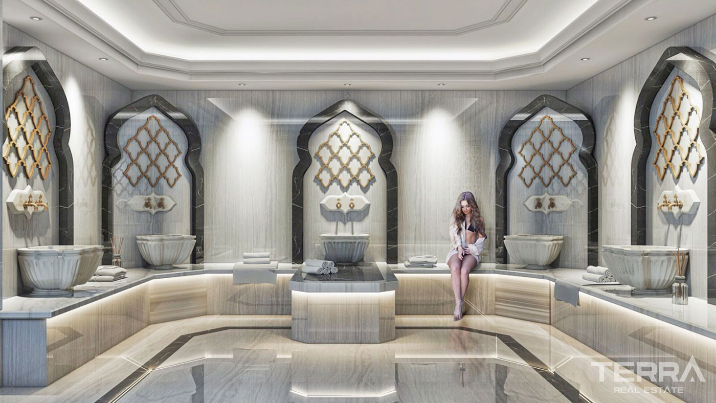Sea View Apartments with Luxury Amenities in Alanya Demirtaş - 62624