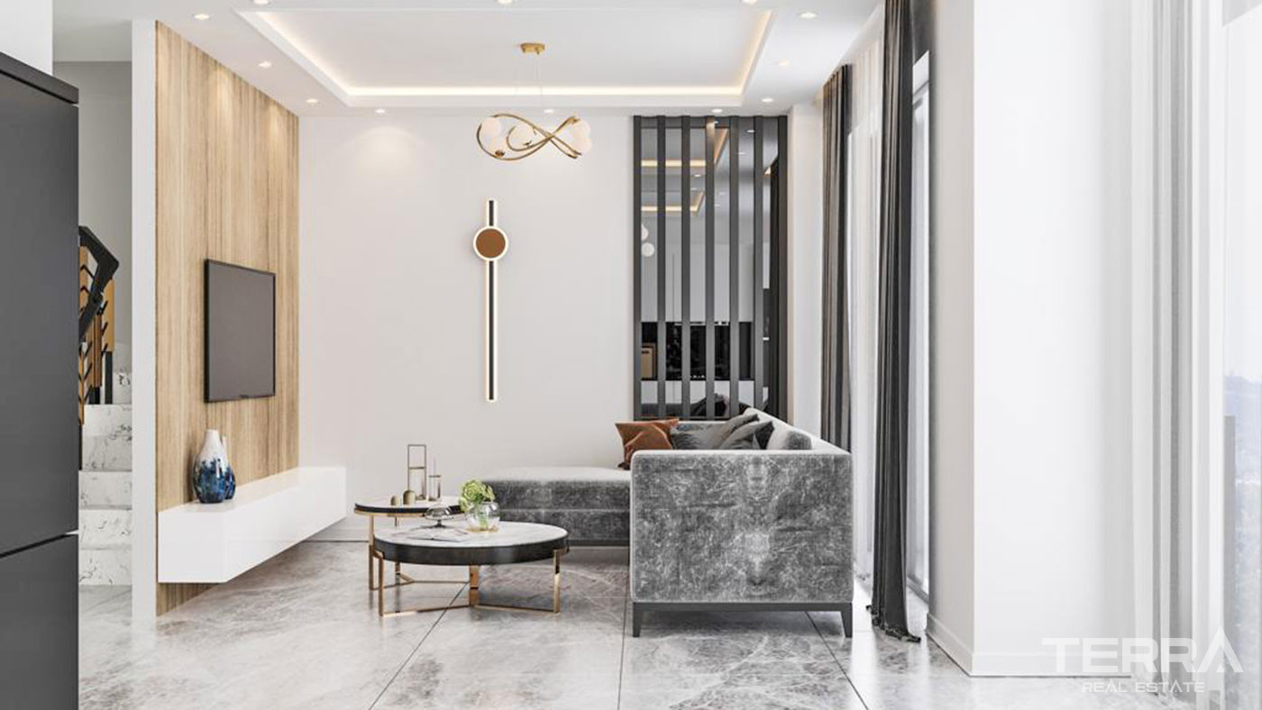 Sea View Apartments with Luxury Amenities in Alanya Demirtaş - 62646