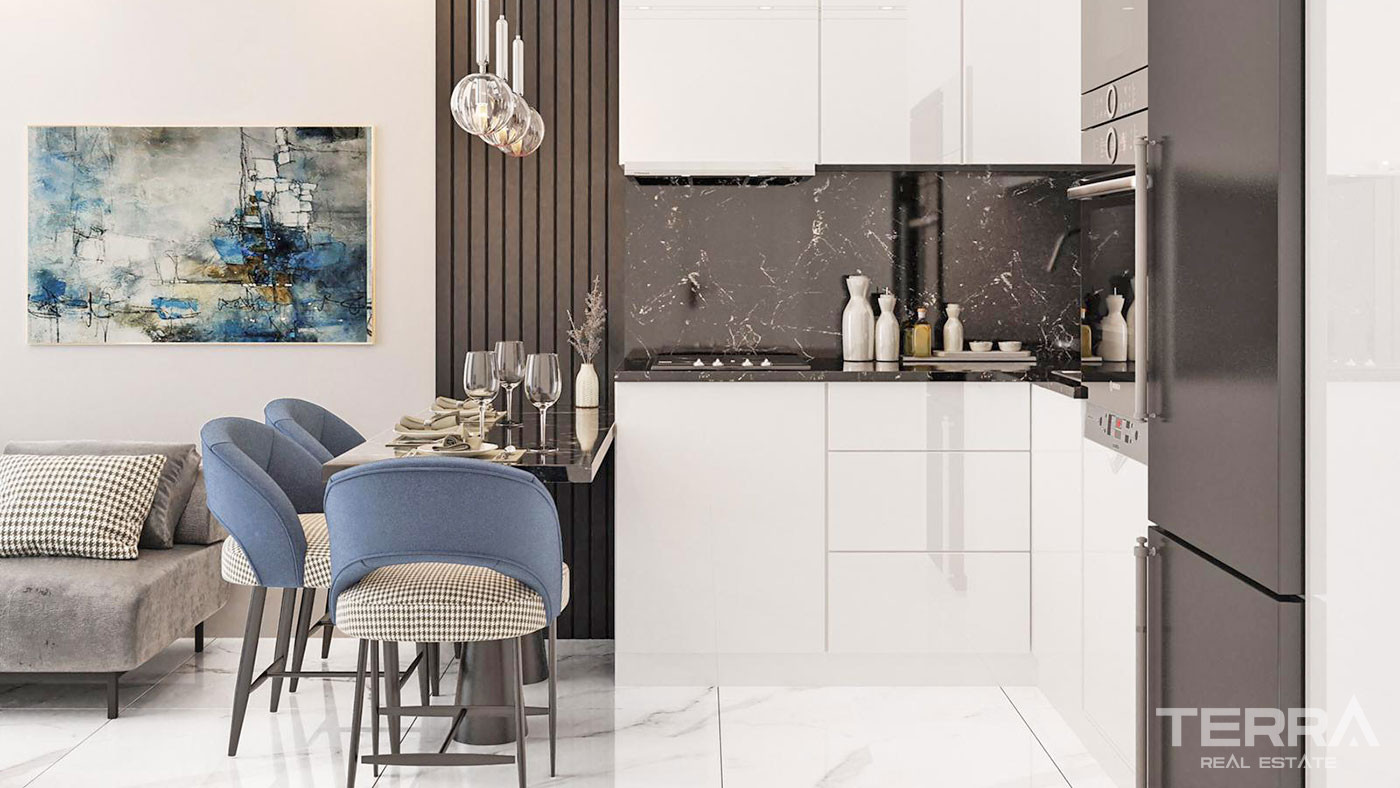Sea View Apartments with Luxury Amenities in Alanya Demirtaş - 62660