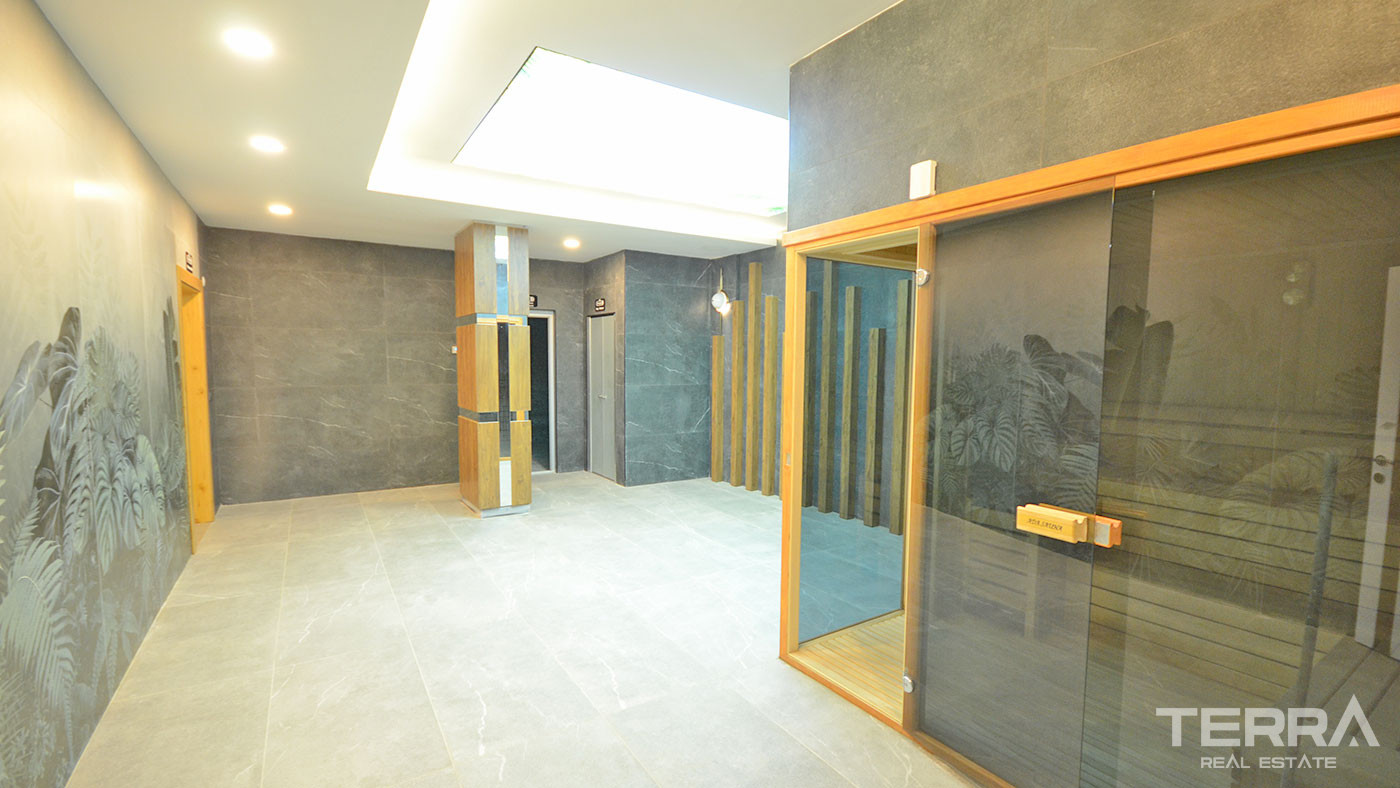 Sea View Apartment with Social Amenities in Alanya, Kargıcak - 62763