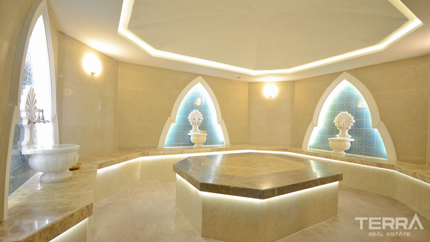 Sea View Apartment with Social Amenities in Alanya, Kargıcak - 62764