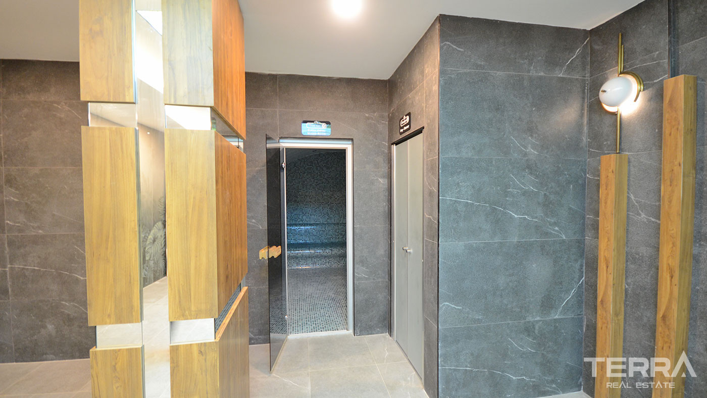 Sea View Apartment with Social Amenities in Alanya, Kargıcak - 62767