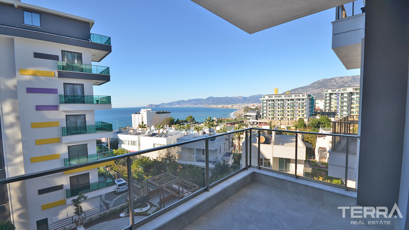 Sea View Apartment with Social Amenities in Alanya, Kargıcak - 62791